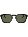 Persol Square Frame Sunglasses In Black