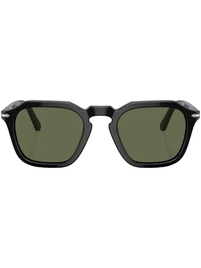 Persol Square Frame Sunglasses In Black