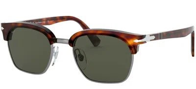 Pre-owned Persol Tom Po 3319s Havana/green (24/31) Sunglasses