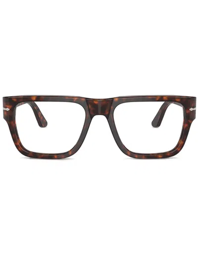 Persol Brille In Schildpattoptik In Braun