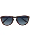 Persol Tortoiseshell-frame Sunglasses In Braun