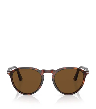 Persol Tortoiseshell Phantos Sunglasses In Brown
