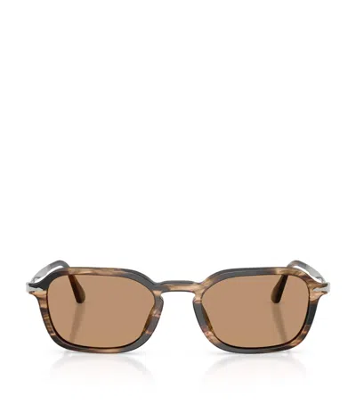 Persol Tortoiseshell Phantos Sunglasses In Brown
