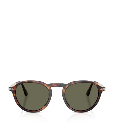 Persol Tortoiseshell Phantos Sunglasses In Brown