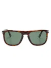 Persol Tortoiseshell Pilot-frame Sunglasses In Brown
