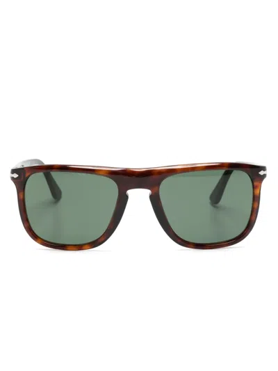 Persol Tortoiseshell Pilot-frame Sunglasses In Brown