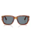Persol Tortoiseshell Square-frame Sunglasses In Brown