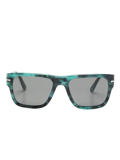 Persol Tortoiseshell Square-frame Sunglasses In Blue