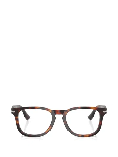 Persol Tortoiseshell-effect Square-frame Glasses In Brown