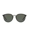 Persol Typewriter Round Frame Sunglasses In Gray