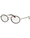 Persol Unisex 48mm Optical Frames In Brown