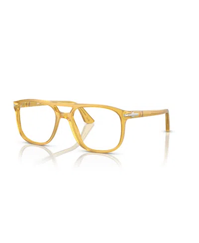 Persol Unisex Aviator Greta Eyeglasses, Po3329v In Brown