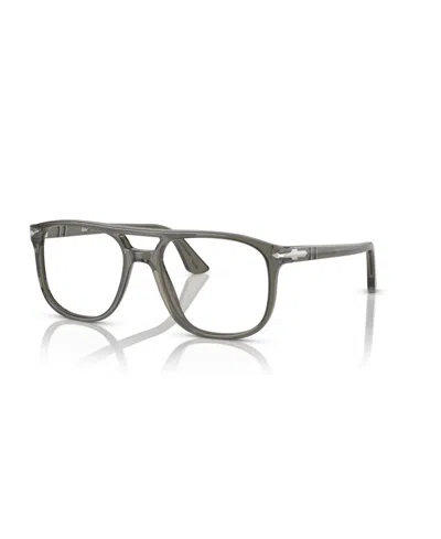 Persol Unisex Aviator Greta Eyeglasses, Po3329v In Gray