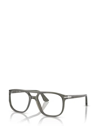 Persol Unisex Aviator Greta Eyeglasses, Po3329v In Smoke