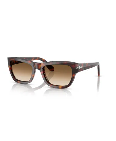 Persol Unisex Butterfly Sunglasses, Po0091s In Brown