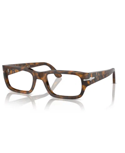 Persol Unisex Eyeglasses, O3347v In Brown Havana