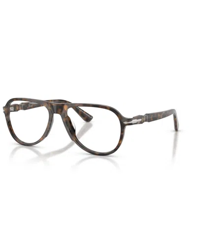 Persol Unisex Eyeglasses, Po3411v In Dark Havana