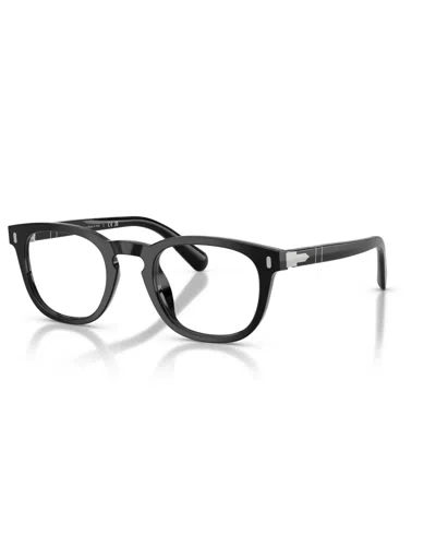 Persol Unisex Gianni Eyeglasses, Po3406v In Black