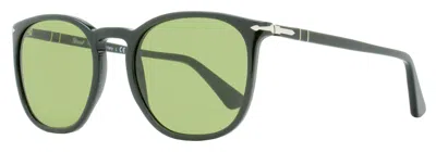 Persol Unisex Large Pantos Sunglasses Po3316s 11884e Dark Green 54mm In Multi