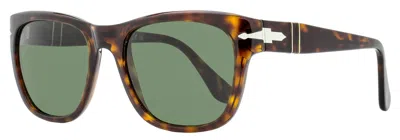 Persol Unisex Large Square Sunglasses Po3313s 24/31 Tortoise Brown 55mm In Multi