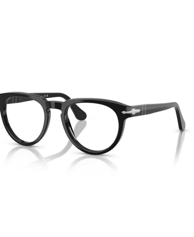 Persol Unisex Phantos Eyeglasses, Po3377v In Black
