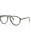 Persol 55mm Pilot Optical Glasses In Multi