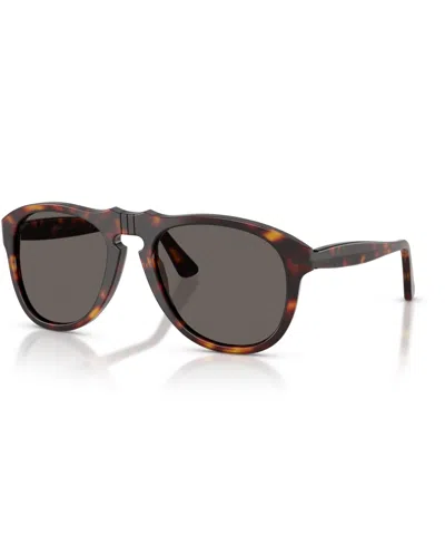 Persol Unisex Pilot Sunglasses, Po0649ne In Brown