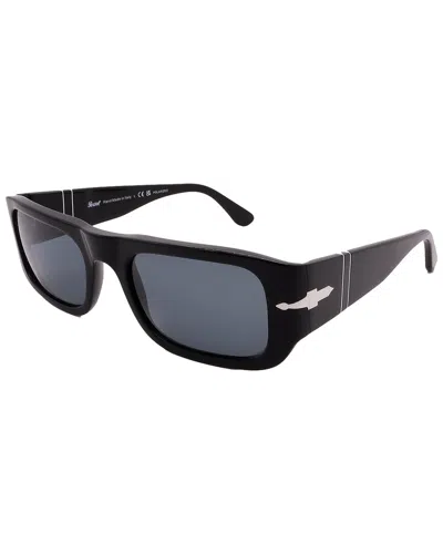 Persol Unisex Po3362s 55mm Polarized Sunglasses In Black