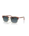 Persol Womens Brown Po3375s Square-frame Acetate Sunglasses In Terra Di Seina