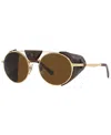 Persol Unisex Polarized Sunglasses, Po2496sz 52 In Gold-tone 2
