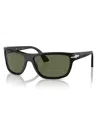 Persol Unisex Polarized Sunglasses, Po3342s In Black