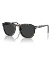Persol Unisex Polarized Sunglasses, Po3345s In Brown Tortoise