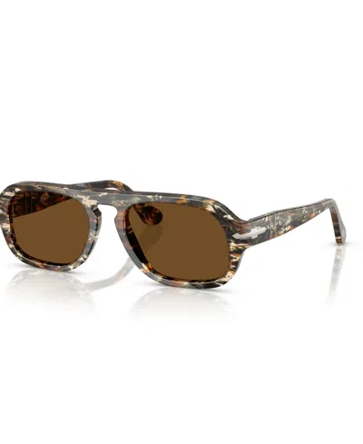 Persol Unisex Polarized Sunglasses, Po3369s In Brown