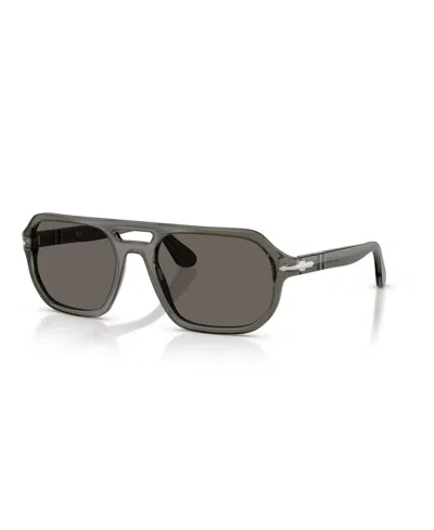 Persol Po3393s Guido 1103b1 Men's Sunglasses Grey Size 56 In Brown