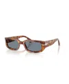 Persol Unisex Rectangle Sunglasses, Mel Po3385s In Brown