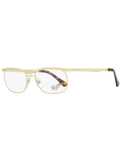 PERSOL UNISEX RECTANGULAR EYEGLASSES PO2464V 1076 GOLD/HAVANA 54MM