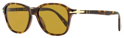 Persol Unisex Rectangular Sunglasses Po3244s 24/33 Havana 53mm In Multi
