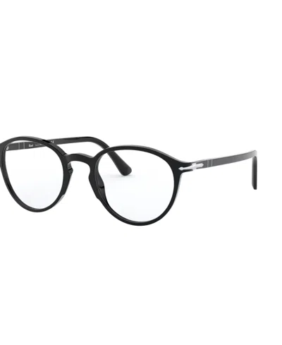 Persol Unisex Regular Eyeglasses, Po3218v In Black