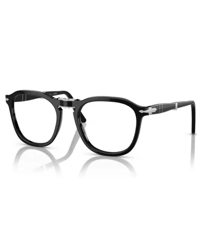 Persol Unisex Rene Eyeglasses, Po3345v In Black