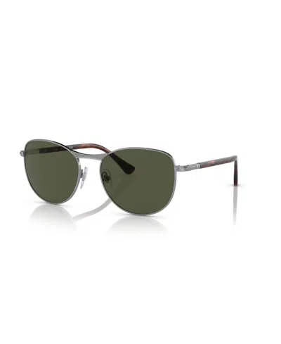 Persol Unisex Round Sunglasses, Po1002s In Gray