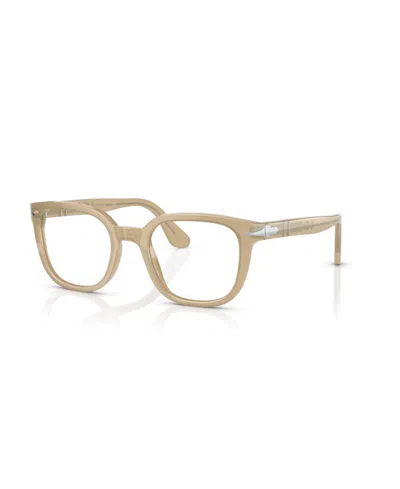 Persol Unisex Square Eyeglasses, Po3263v In Gold