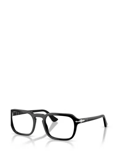 Persol Unisex Square Eyeglasses, Po3390v In Black