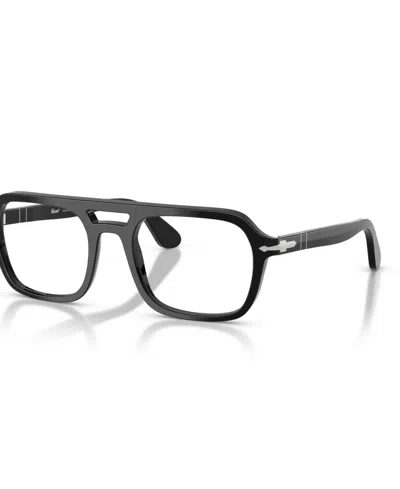 Persol Unisex Square Eyeglasses, Po3394v In Black