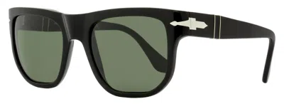 Persol Unisex Square Sunglasses Po3306s 95/31 Black 52mm In Multi