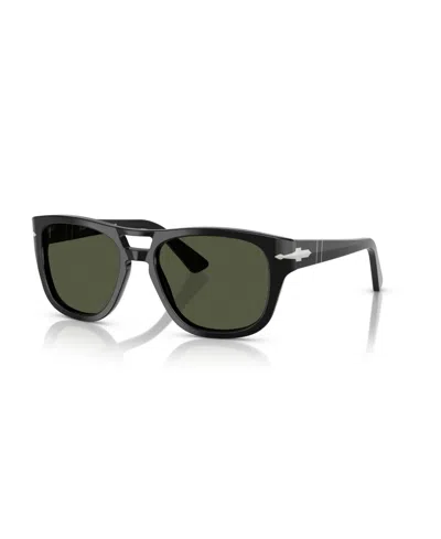 Persol Unisex Square Sunglasses, Po3366s In Black