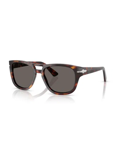 Persol Unisex Square Sunglasses, Po3366s In Brown