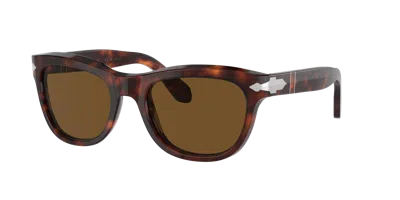 Persol Unisex Sunglass Po0086s In Polarized Brown