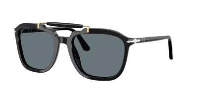 Persol Unisex Sunglass Po0203s In Dark Blue Polarized