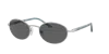 Persol Womens Silver Po1018s Ida Round-frame Metal Sunglasses In Dark Grey
