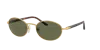 Persol Womens Gold Po1018s Ida Round-frame Metal Sunglasses In Polar Green